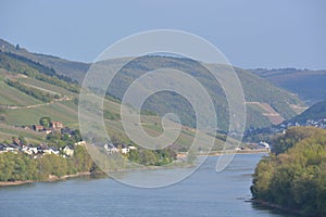 River rhine with Lorch