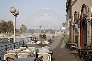 River Rhone in Geneva, Switzerland