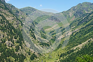 River Rialb in valley of Andorra