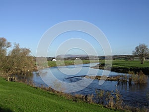 River Ribble at Ribchester.