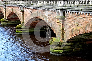 River Road Bridge Arches in an Urban River Location