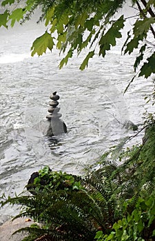 River Rock Cairn