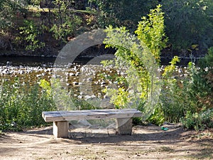 river rock stream nature