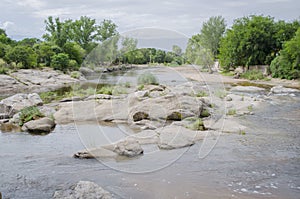 River with rocks