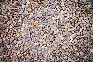 River rocks background, pebble texture