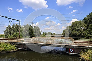 River Rotte at the Tweemanspolder at Zevenhuizen