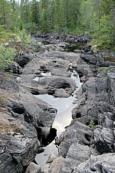 River running dry