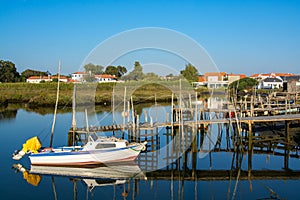 River sado in Comporta, Alentejo Portugal.