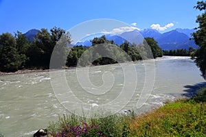 River Salzach in Austria