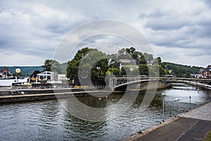 River Sambre through Namur, Belgium