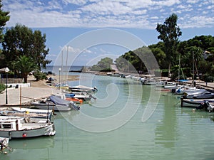 River in Santa Eulalia, Ibiza photo