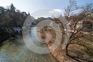 River Sarine, Fribourg, Switzerland