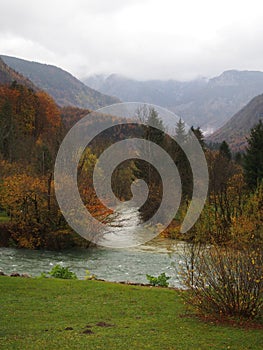 River Sava near Ribcev Laz