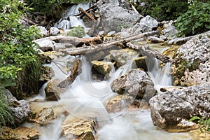 River Savinja in Lepena valley, Slovenia