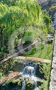 River scene taken on a visit to Cazorla, Spain