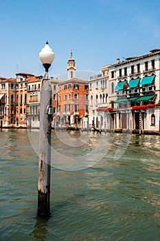 River scene Venice Italy