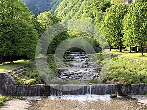 River Sementina or fiume Sementina, Monte Carasso