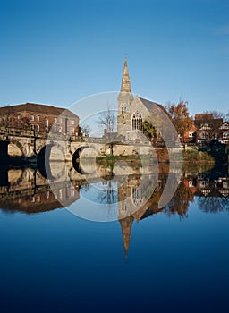 River Severn in Shrewsbury , England