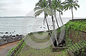 River Side of Reis Magos Fort in Goa