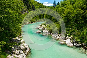 River Soca near Kobarid