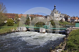 River Somme Weir, Long, France