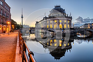 The river Spree in Berlin before sunrise