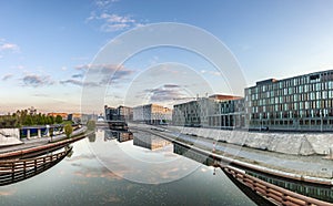 River Spree and office building of the German Parliament - Berlin