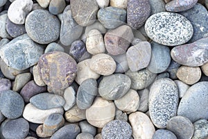 River stone pebbles stones background