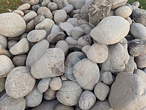 River stone for a strong house Foundation