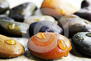 River stones