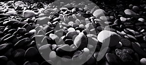 River stones background