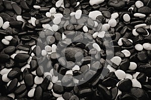 River stones background