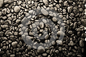 River stones background