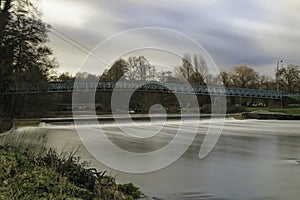 River Stour Fast Flowing Clouds