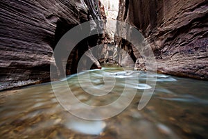 River stream inside the canyon