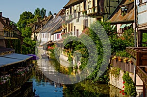 River-street of Colmar, Alsace, France. photo