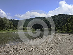 River Strij in Karpatian mountains