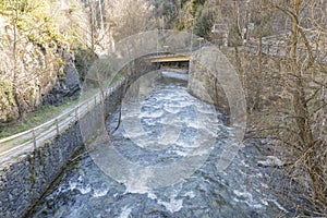 River surrounded by vegetation