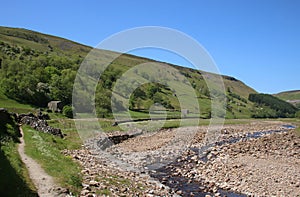 River Swale Swaledale near Muker Yorkshire Dales