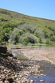 River Swale Swaledale near Muker Yorkshire Dales