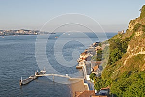 River Tagus and down town Lisbon in the background