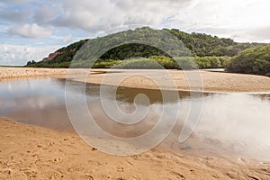 River at Taipe Beach in Brazil