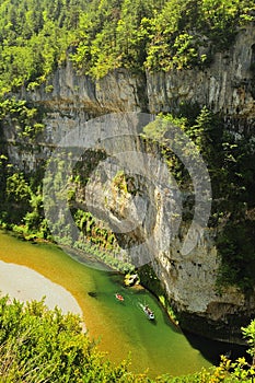 Kayaking, Languedoc, France photo