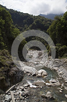 River in the Taroko National Park, Taiwan, Asia