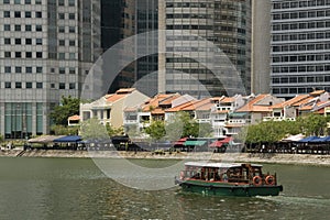 River taxi, Boat Quay, Singapore