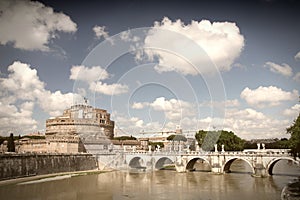 River Tevere in Rome