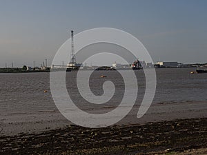 River Thames at Ingress Park. England, UK.