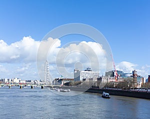 River Thames and London Eye