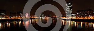 The River Thames at Night, London