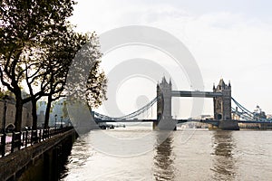 River Thames and Tower Bridge in London